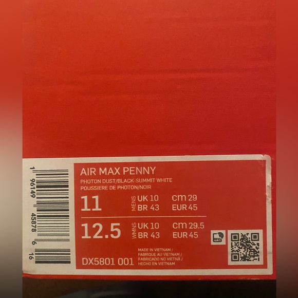 **SOLD**Air max penny - Picture 4 of 4
